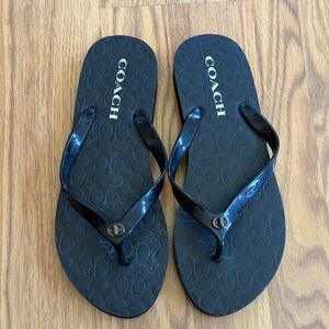 Coach Flip Flops Sandals Size 7.5  7 1/2